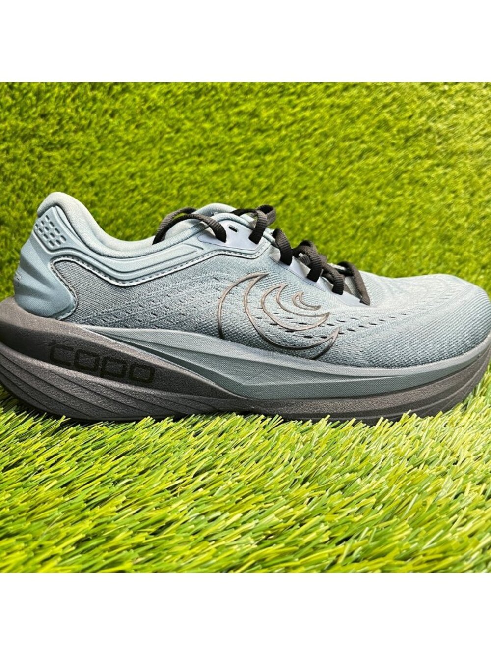 Topo Phantom 4 Mens Size 8 Gray Black Athletic Running Walking Shoes Sneakers